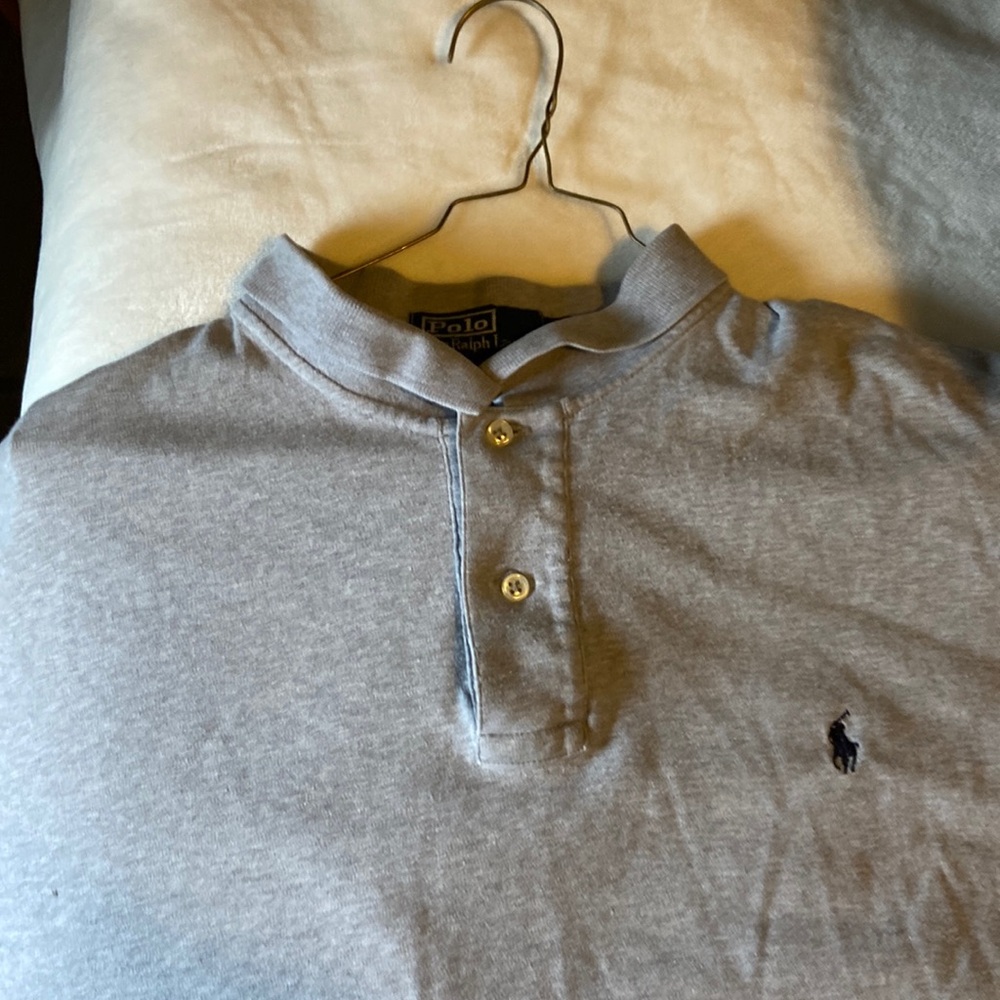Xl mens grey polo shirt